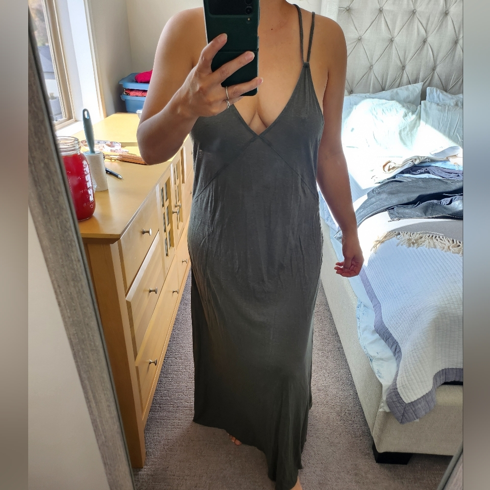 Free People Green Maxi Dress
